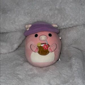 Peter the Pig with Bucket Hat Squishmallow